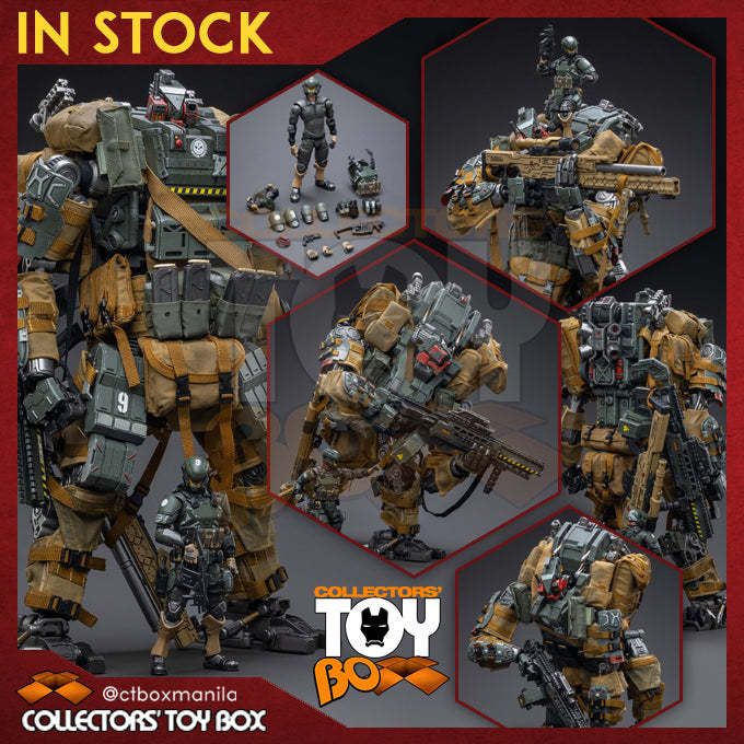 JoyToy 1/18 Fear 06 Heavy Assault Mecha (incluye una figura de piloto) Robot de acción
