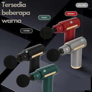 Massage Gun 4 IN 1 Electric Portable USB Kabel Alat Terapi Otot Alat Relaksasi Otot Fusia Muscle Massage Gun Alat Pijat Getar Elektrik Deep Tissue 30W 1800Mah Alat Pijat Elektrik Refleksi Rechargeable 4 in 1