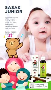 Minyak sasak junior herbal oil 100 ml/minyak telon anak