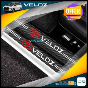Toyota Veloz W100 W150 2022-2023 Door Step Sticker Carbon Protector Fit Vacc Auto Car Accessories