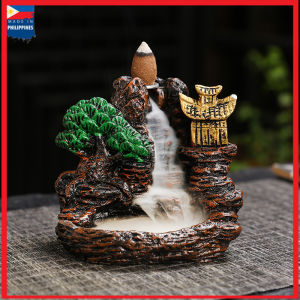 Good Luck Resin Backflow Incense Burner Wealth Backflow Incense Home Decoration