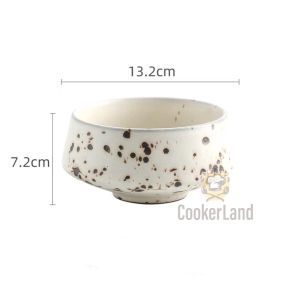 Japanese Style Ceramic Bowl/Household Stoneware/Creative Binaural Bowl/Handmade Dinnerware Tableware