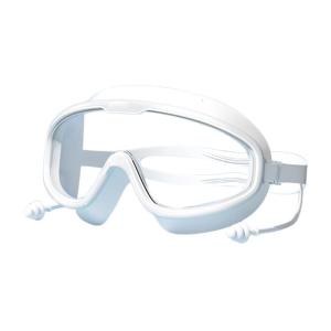 Kids Swim Goggles Wide View Swimming Goggles for Children 3-16 Frogs Resistant Kids Swim Glasses with Nose Clip Earplugs