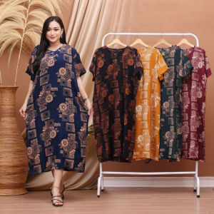 Daster Jumbo All Size LD 120 - Maks BB 80Kg - Bahan Santung Rayon Adem