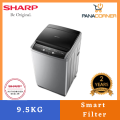 Sharp Top Load 9.5kg Washing Machine - ES921X. 