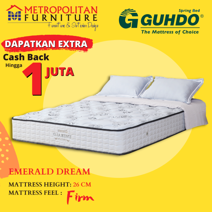 Guhdo Kasur Spring Bed Emerald Dream Springbed Matras Lazada Indonesia