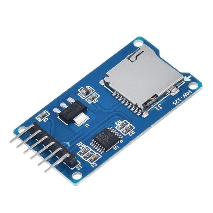 Spi Interfaces With Level Converter Chip Micro Sd Card Mini Tf Card Reader Module For Arduino 3319