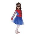 Spidergirl Dress Spider Man Costume for Kids Cosplay Superhero Peter Parker Clothing. 