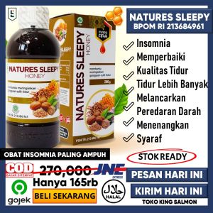 Madu NATURES SLEEPY Asli Original - Obat Insomnia Susah Tidur Malam