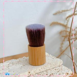 🔥【Flash Sale】🔥 Mini Short Handled Nail Cleaning Brush Nail Art Dust Remover Bamboo Handle Nail Trimming Cleaning Makeup Brush Tools