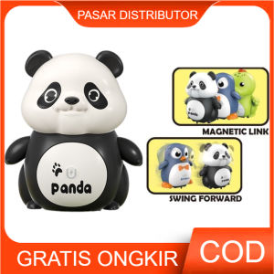 Mainan Anak GLIDING ANIMALS BTC-3075/3076 Mainan Panda Music Penguin Berjalan Lucu Anak Mainan Anak Perempuan - Mainan Anak Laki Laki