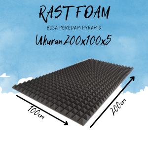 Busa Pyramid Peredam Suara - Peredam Ruangan Studio Musik 200x100x5cm