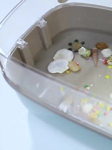 Turtle Tank with Basking Platform Special Ecological Tank for Landscaping Villa Breeding for Home Use Brazilian Turtle Alligator Turtle Breeding Tank House