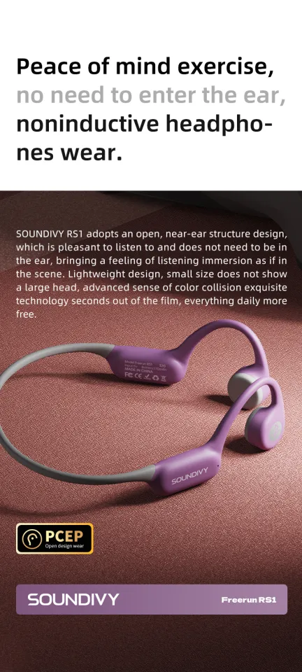 SOUNDIVY -RS1 -IPX8 Waterproof Bone Conduction Swimming Headphones - Main Image