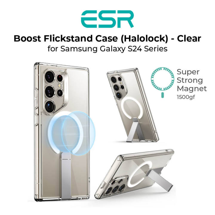 ESR Boost Flickstand Magsafe Case (Halolock) With Samsung Galaxy S24 ...