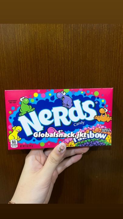 Nerds Rainbow - CANDY IMPORT USA NO ARTIFICIAL - PERMEN ANEKA RASA