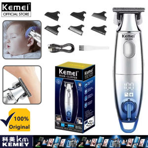 Kemei KM-3230 Hair Clipper Rechargeable Hair Cutting Machine Professional Hair Trimmer Electric Digital Display Haircut Machine