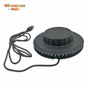 Portable USB RGB Fairy Lights with Sound Activation and Rotating LED Ball for Festive Events