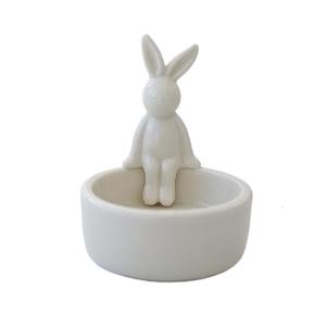 Ceramic Rabbit Holder Stand for Enhancing Home Decoration for Bedrooms and Living Room Decoration