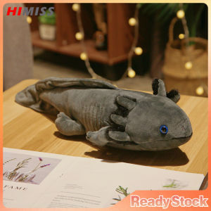HIMISS 45cm Axolotl Plush Toy Cute Cartoon Animal Plushie Soft Stuffed Plush Doll For Birthday Gift Home Decoration