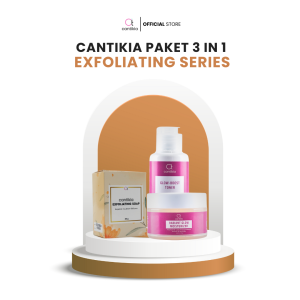 Cantikia Paket Basic 3 in 1 Exfoliating Series resmi BPOM