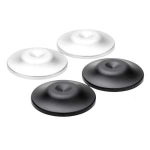 2PCS Aluminum Slip Proof Isolation Feet Pad for Auditory Devices to Minimize Vibrations and Protect