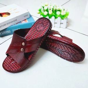 Dép cao su nhựa dẻo Ông xi phong cách siêu bền  Dép cho bố đi làm đi chơi Dép quai ngang cho nam cao cấp