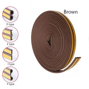 เทปปิดผนึก เทปประตูและหน้าต่าง โฟมกันกระแทกช่องว่าง แถบปิดผนึกกันเสียงป้องกันการชนกันติดด้วยตนเองชนิด D-I-E ชนิดเทปโฟมติดประตูและหน้าต่าง