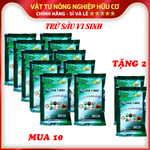 (Mua 10 Tặng 2) Vi Nấm Sinh Học Kí Sinh Phòng Trừ Sâu Rầy Côn Trùng... Cắn Phá Cây Trồng - BTMET - NẤM 3 MÀU