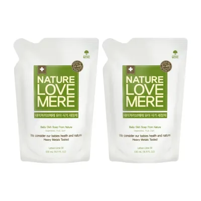 NatureLoveMere - Baby Dish Liquid Soap Refills 1L
