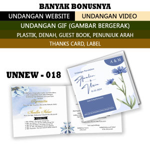 ISI 65 PCS COD UNDANGAN PERNIKAHAN MURAH UNNEW018 UNDANGAN NIKAH / NIKAHAN JIMPITAN UNDANGAN PESTA KARTU UCAPAN KERTAS UNDANGAN WEDDING CARD INVITTATION UNDANGAN WALIMAH / SYUKURAN / SUNAT / KHITAN