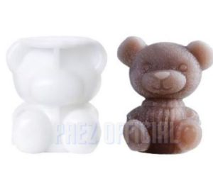 Bear Shape Silicone Ice Mold Chocolate Cube Cake Mold For Coffee Milk Tea Whiskey Ice Maker - Paez Official