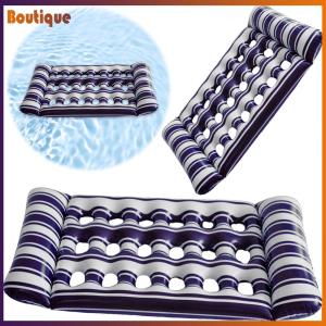 อุปกรณ์เป่าลมสำหรับว่ายน้ำและกิจกรรมกลางแจ้ง เก้าอี้นอนเป่าลมสีสันสดใส เหมาะสำหรับครอบครัวและเด็กๆ