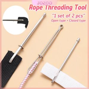 Jozoo Needle Threader Threading Device Household Waist Rope Hat Rope DIY Sewing Tools 2pcs/set