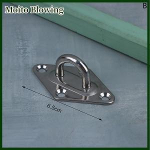 Moito 1pc M5 M6 M8 M10 304Stainless Steel Ceiling Wall Mount Hook Heavy Duty Anchor Eye Plate For Boat Yoga Swing Hammocks