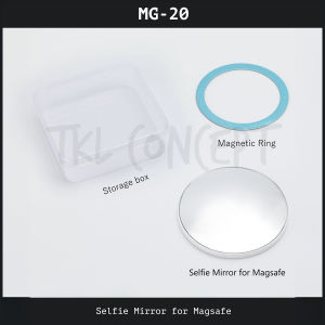 VRIG MG-20 Magnetic Selfie Mirror for Back Camera Cell Phone Convex Mirror for MagSafe for Vlogging Streaming Selfies for iPhone All Phones Product Description Take your selfies and vlogging game to the next level with the VRIG Magnetic Selfie Mirror!