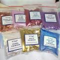 SERBUK PEARL 20gr Glitter Powder Bubuk Warna Putih Mutiara Metallic Butiran Gliter Halus Pewarna Metalic Cat Nail Art Resin. 
