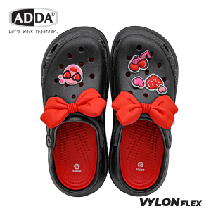 ADDA รุ่น 59G06-W1 SIZE (4-7) มีตัวติดแถมด้วยนะสำหรับหญิง ป้องกันเท้าอักเสบ มีสายรัดหลังเพิ่มความกระชับ นุ่มสวมใส่สบาย รองเท้า gg ส้น ตึก รองเท้านิ่มเหมือน ขี้ขี้