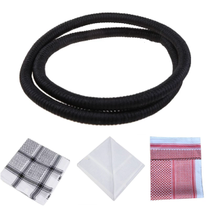 Trang phục hồi giáo người đàn ông saudi Arabic Dubai trang phục truyền thống hồi giáo phụ kiện khăn xếp cầu nguyện hat kẻ sọc cho khăn choàng đầu