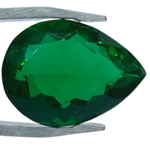 Natural Brazil Green Tourmaline 11.50 Cts. Pear Cut Eye Clean Loose Gemstone