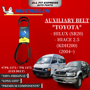 TOYOTA HILUX (SR20)  HIACE 2.5 (KDH200) (2004~) MICHELIN BELT 7PK 1473 / 7PK 1475 (FAN BELT) 100% ORIGINAL PRODUCT