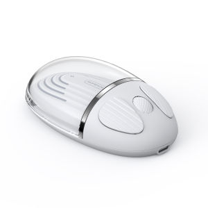Dux Ducis RGD LED Colourful Backlight Transparent Computer Mouse - Work For 20 Days Daily Usage Wireless Bluetooth Long Multi connection Colourful Lights Ergonomic Track Office Home Gaming Precision Light Design Good