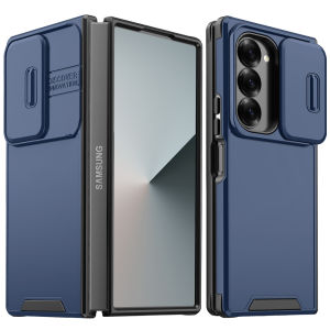Luxury Slide Camera Protection Phone Case For Samsung Galaxy Z Fold 7 6 4 5 Fold6 Fold4 Fold5 ZFold6 5G Shockproof Armour Cover