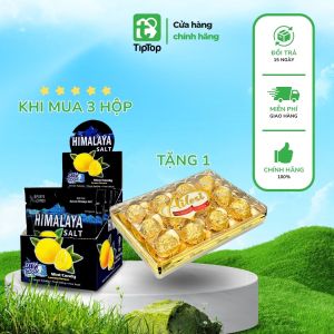 Combo 3 Tặng 1 SCL Kẹo Chanh Muối Himalaya Nhập khẩu Từ Malaysia Thông Cổ Mát Họng