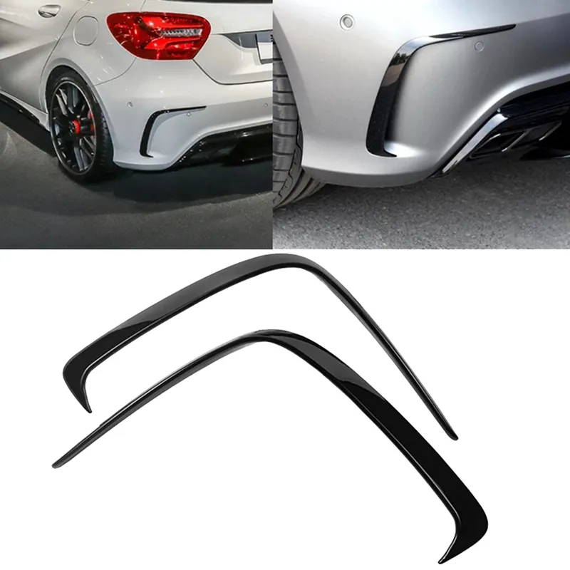 MCARCAR KIT Front Bumper Vents Fit Mercedes Benz A Class W176 A200 A250 Sport A4