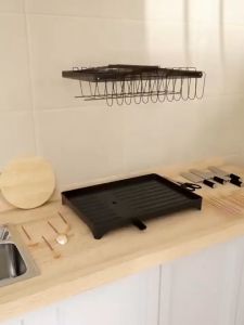 2 Tier 304 Metal Dish Upgrad Drying Rack Kitchen Storage Rack Drying Rack Dish Rack Dish Drainer Rack Rak Pinggan
