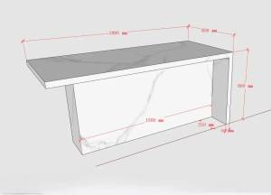 ไอซ์แลนด์ครัวสำเร็จรูป  Island Ideas (โต๊ะเตรียมอาหารครัว)  เคาร์เตอร์อเนกประสงค์ เคาร์เตอร์หินเทียม