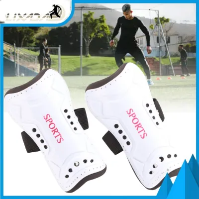 LIXADA Children Soccer Shin Guards Footbal Leg Guards Robust Breathable 1 Pair Plastic Impact Proof for School