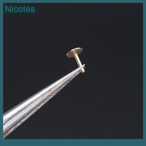 [Nicoles] 2Pcs Copper Watch Dial Feet 0.64 0.69 0.74 0.79 0.94mm Stem Watch Movement Repair Watch Replacement Spare Parts Accessories