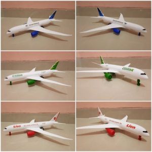 Mainan Pesawat Rakit Edukatif Miniatur Garuda Lion Air Citilink Kepresidenan Anak Edukaif Edukaif